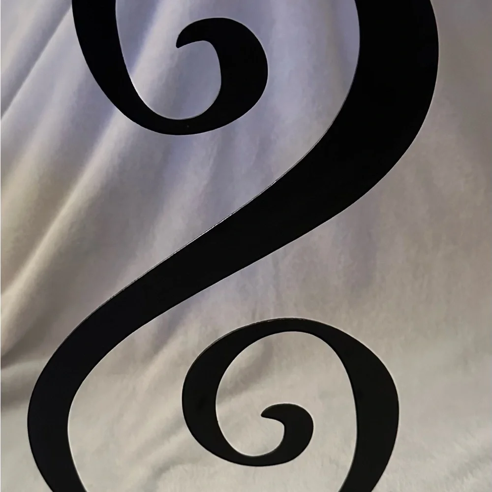 Metal Letter S Swirl Black Sculpture Decor - Picture 6 of 14